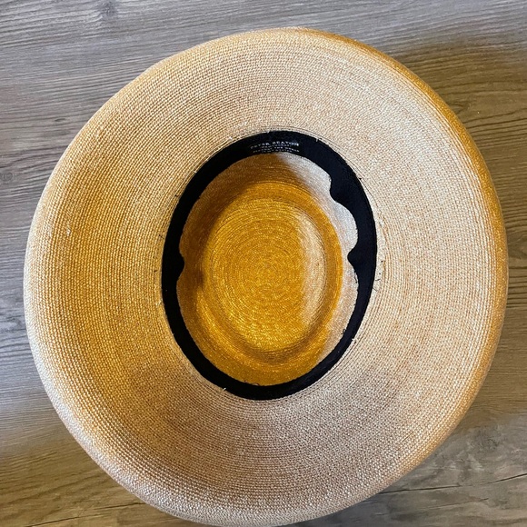 PETER BEATON NANTUCKET NATURAL STRAW HAT SIZE MEDIUM - Picture 5 of 6